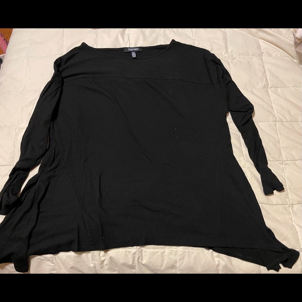 Black plus size sweater